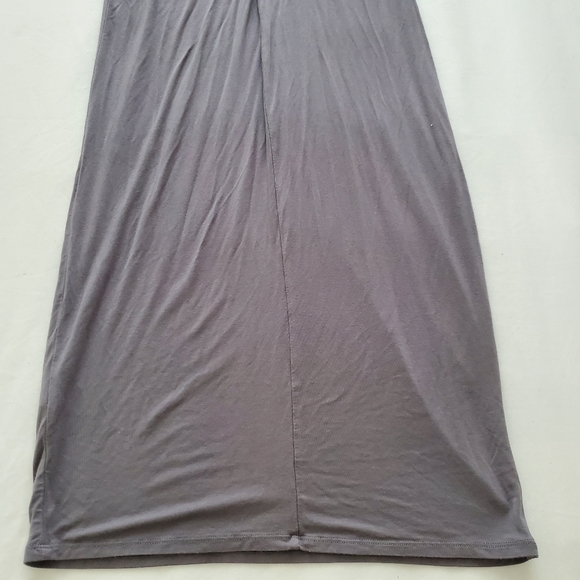 LUCKY BRAND soft maxi slip dress charcoal - Picture 10 of 11